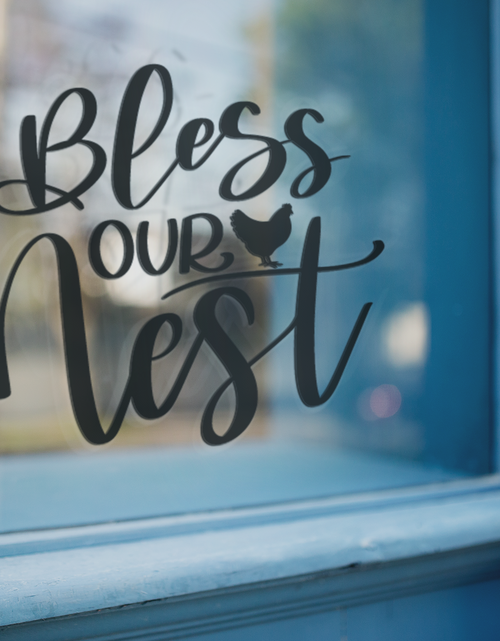 Load image into Gallery viewer, Bless Our Nest Family Sticker by WinsterCreations™ Official Store
