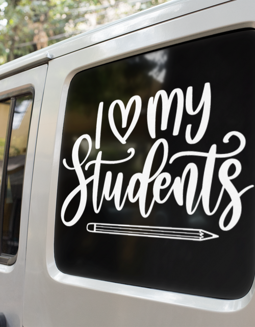 Load image into Gallery viewer, I Love My Students Teacher Sticker by WinsterCreations™ Official Store

