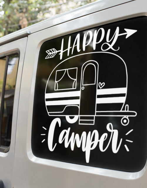 Load image into Gallery viewer, Happy Camper Adventure Sticker by WinsterCreations™ Official Store
