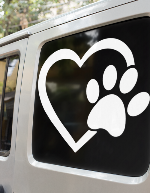 Load image into Gallery viewer, Paw Heart Dog Mom Sticker by WinsterCreations™ Official Store
