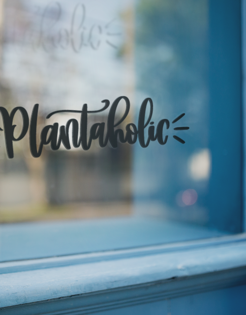 Load image into Gallery viewer, Plantaholic Plant Mom Sticker by WinsterCreations™ Official Store
