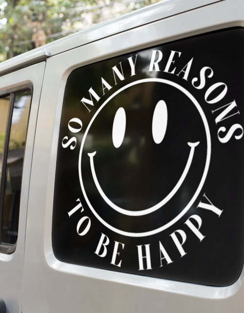 Load image into Gallery viewer, So Many Reasons To Be Happy Boho Sticker by WinsterCreations™ Official Store
