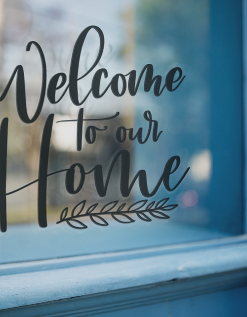 Load image into Gallery viewer, Welcome To Our Home Family Sticker by WinsterCreations™ Official Store
