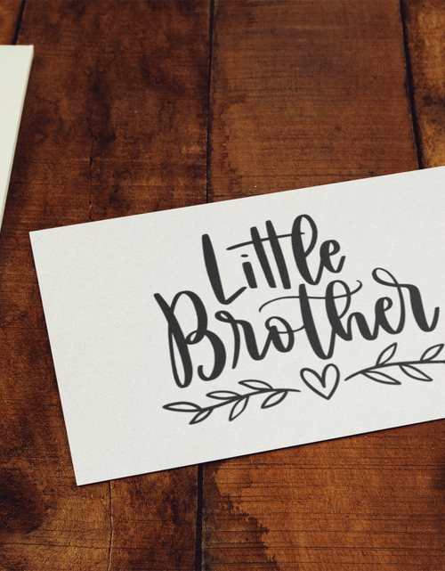Load image into Gallery viewer, Little Brother Baby Sticker by WinsterCreations™ Official Store
