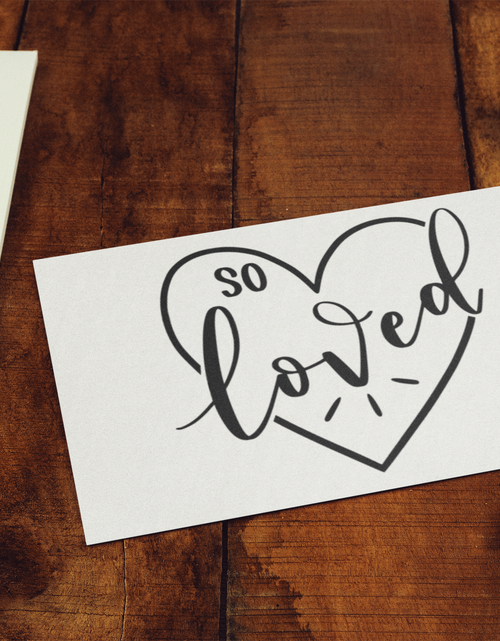 Load image into Gallery viewer, So Loved Baby Sticker by WinsterCreations™ Official Store
