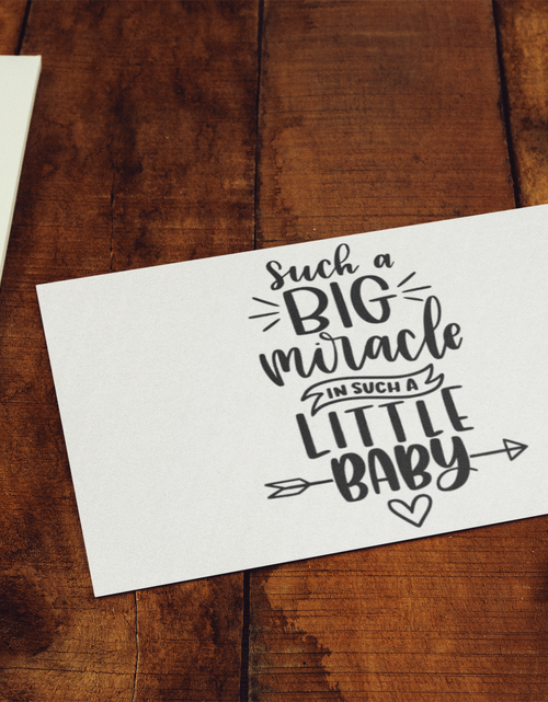Load image into Gallery viewer, Such A Big Miracle Baby Sticker by WinsterCreations™ Official Store
