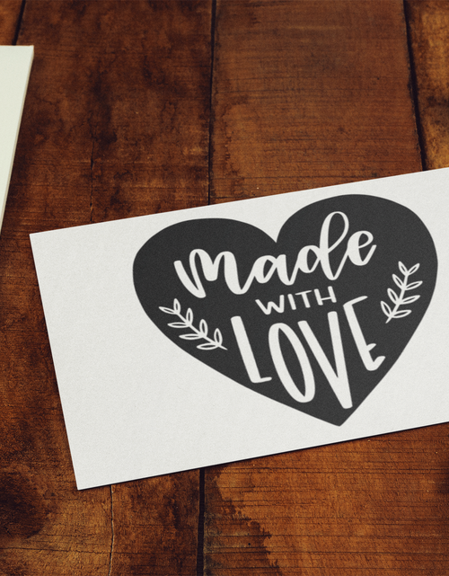 Load image into Gallery viewer, Made With Love Baby Sticker by WinsterCreations™ Official Store
