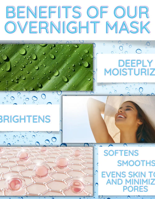 Load image into Gallery viewer, Overnight Hydrating Antioxidant Vitamin C Hyaluronic Acid Sleeping Facial Mask Large 4oz Size by Rosie Claire Cosmetics
