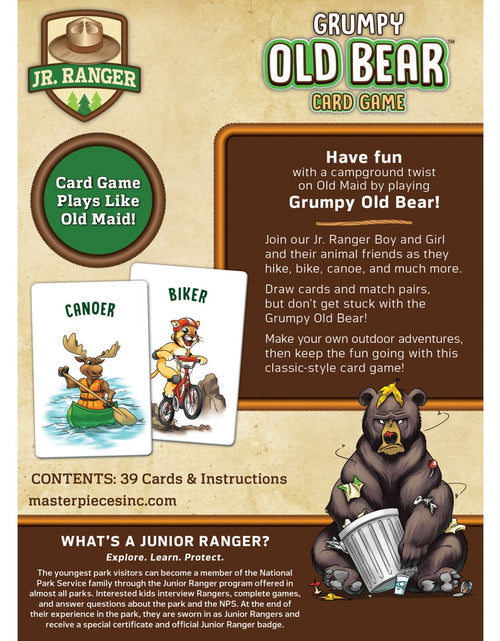 Load image into Gallery viewer, Jr. Ranger Grumpy Old Bear Card Game by MasterPieces Puzzle Company INC
