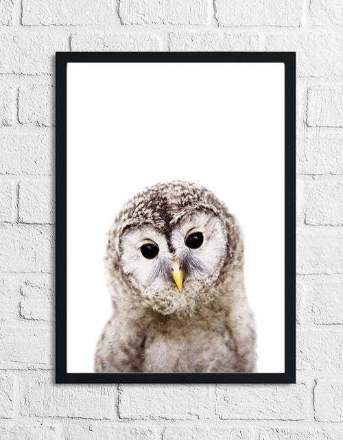 Load image into Gallery viewer, Owl Animal Woodlands Nursery Children's Room Wall Decor Print by WinsterCreations™ Official Store

