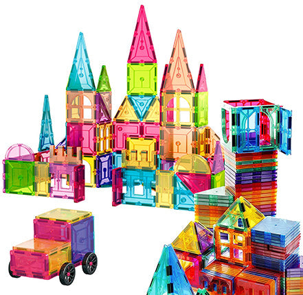 Load image into Gallery viewer, Contixo ST4 Magnetic Tiles 112 PCs 3D Building Blocks by Contixo
