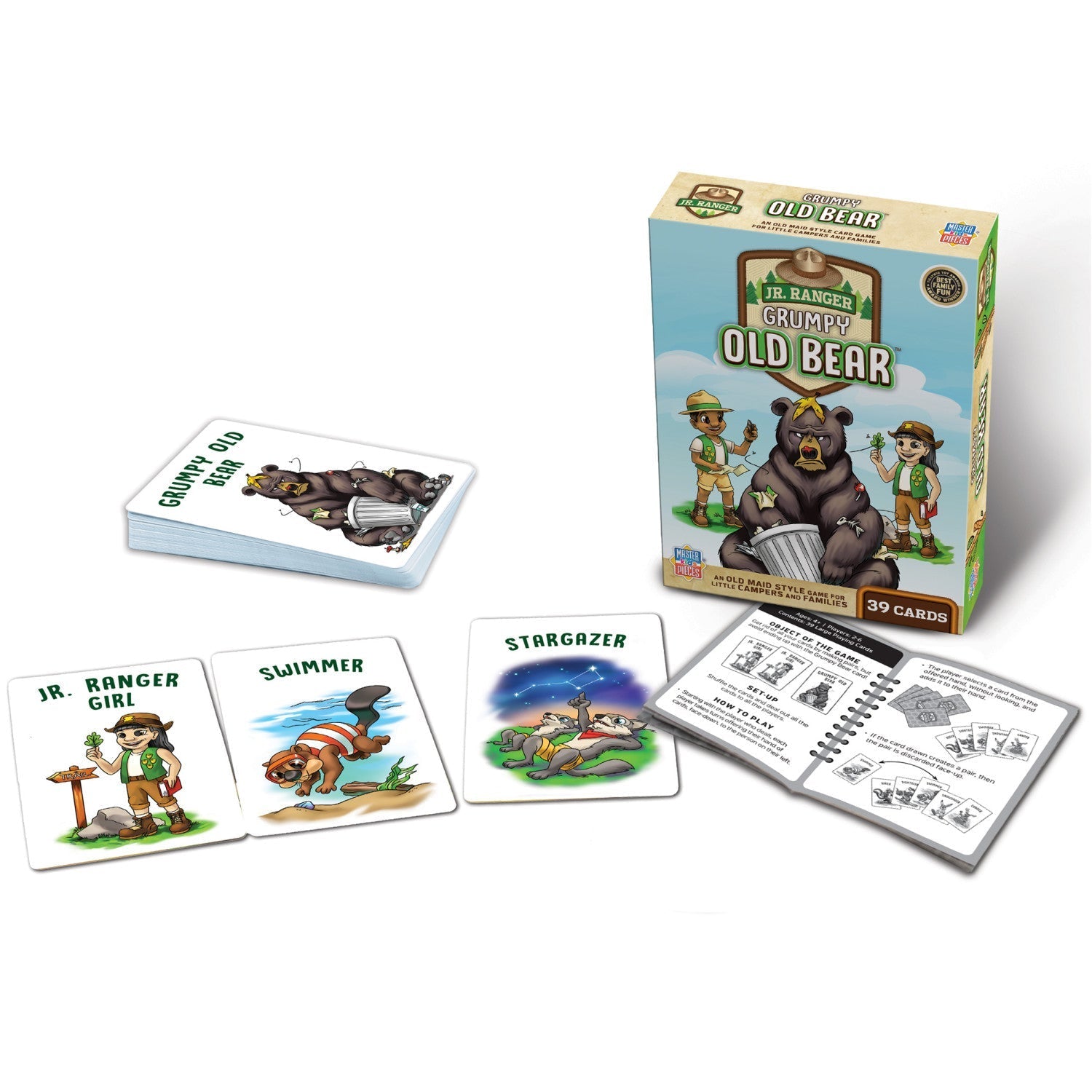 Jr. Ranger Grumpy Old Bear Card Game by MasterPieces Puzzle Company INC