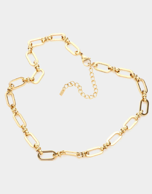 Load image into Gallery viewer, Ovals and Bows Necklace by Embellish Your Life
