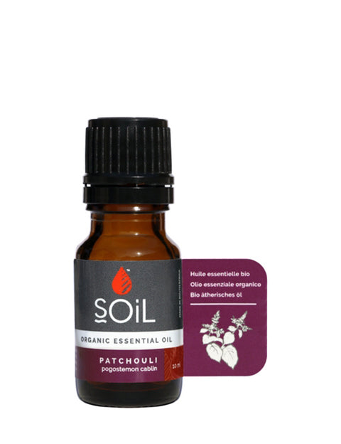 Load image into Gallery viewer, Organic Patchouli Essential Oil (Pogostemon Cablin) 10ml by SOiL Organic Aromatherapy and Skincare
