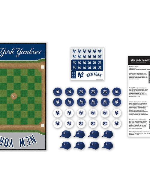 Load image into Gallery viewer, New York Yankees Checkers Board Game by MasterPieces Puzzle Company INC
