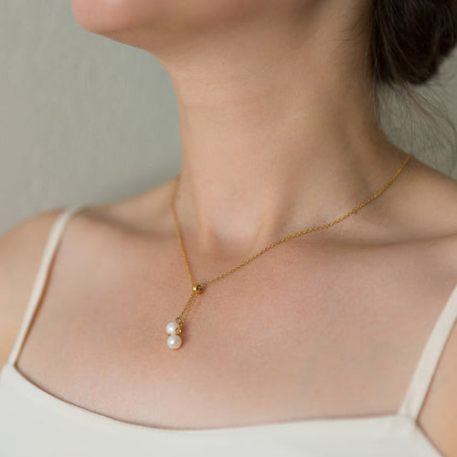 Load image into Gallery viewer, Arvo Pearl Drop Necklace by Arvo
