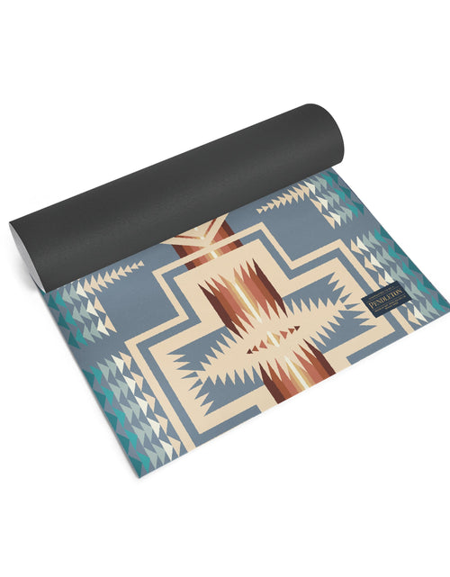 Load image into Gallery viewer, Pendleton x Yune Yoga Mat Harding Grey 5mm by Yune Yoga
