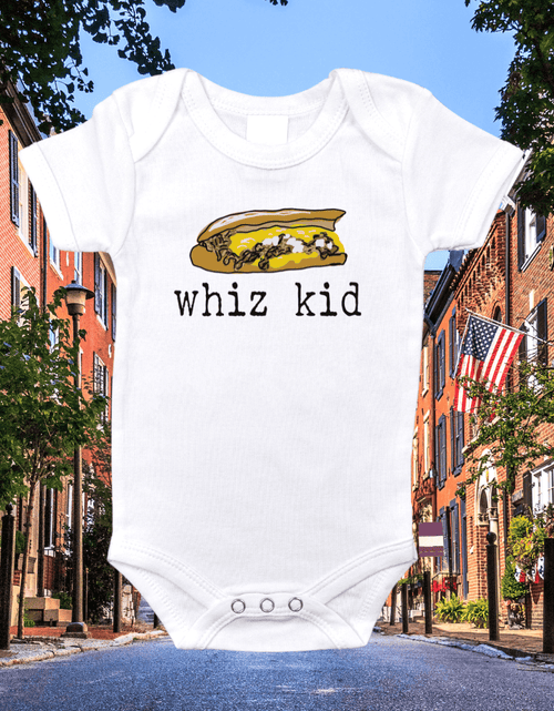 Load image into Gallery viewer, Philly Whiz Kid Onesie by Little Hometown
