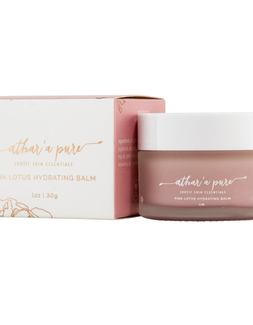 Load image into Gallery viewer, Pink Lotus Hydrating Balm (Organic, Vegan, 100% Natural) by Athar'a Pure

