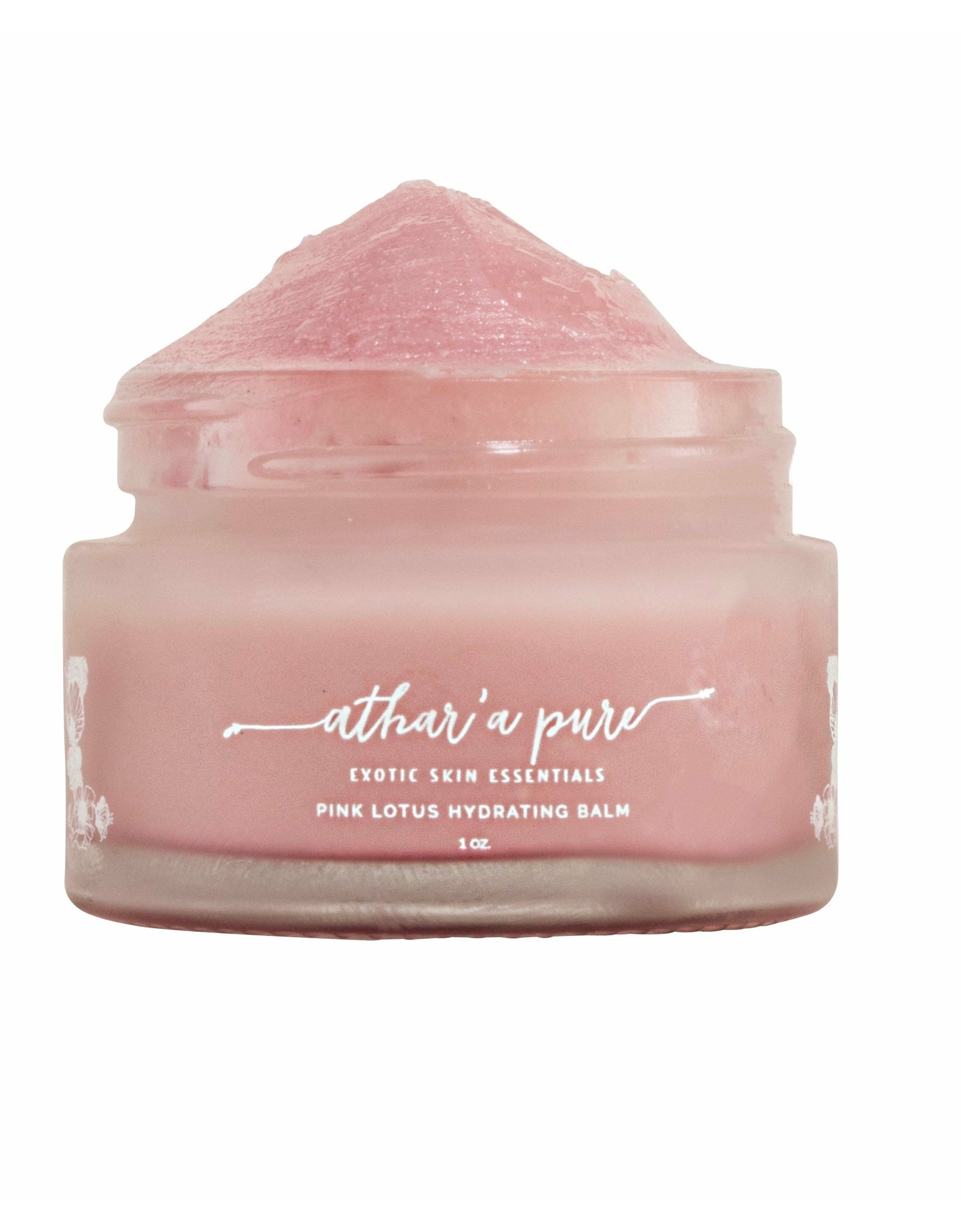 Pink Lotus Hydrating Balm (Organic, Vegan, 100% Natural) by Athar'a Pure