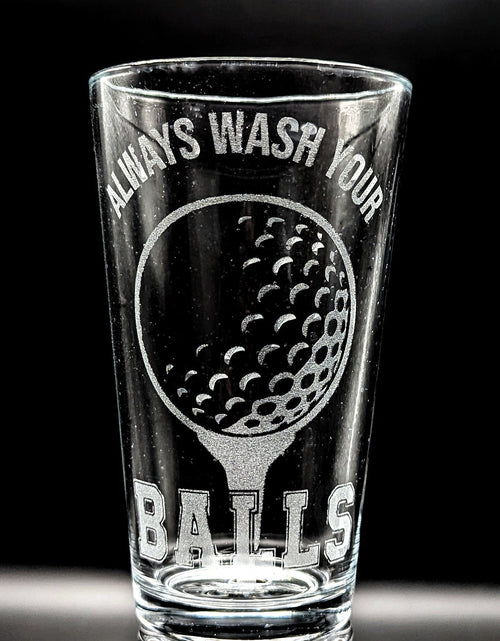 Load image into Gallery viewer, GOLF Pint Glasses by LumEngrave
