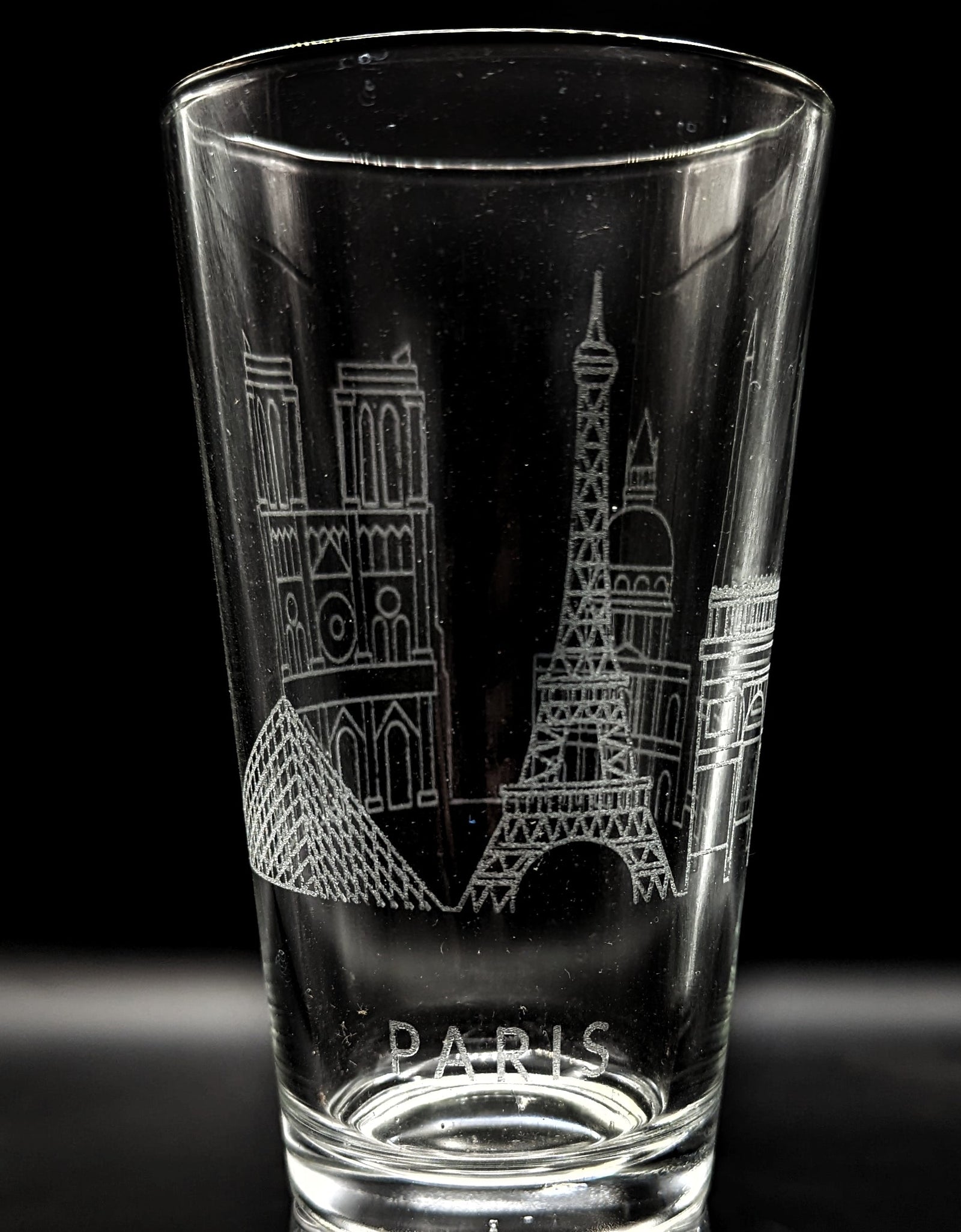 CITY SKYLINES Pint Glasses by LumEngrave