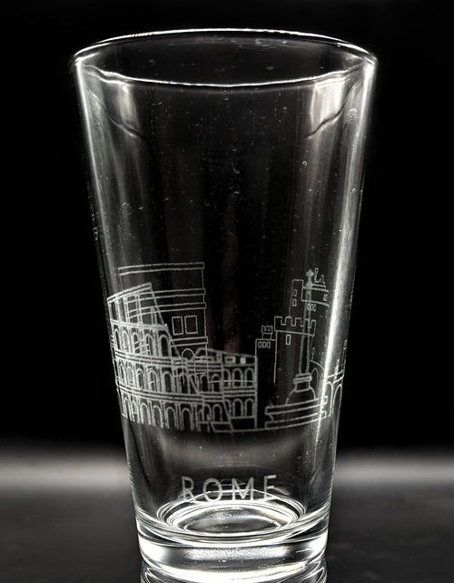 Load image into Gallery viewer, CITY SKYLINES Pint Glasses by LumEngrave
