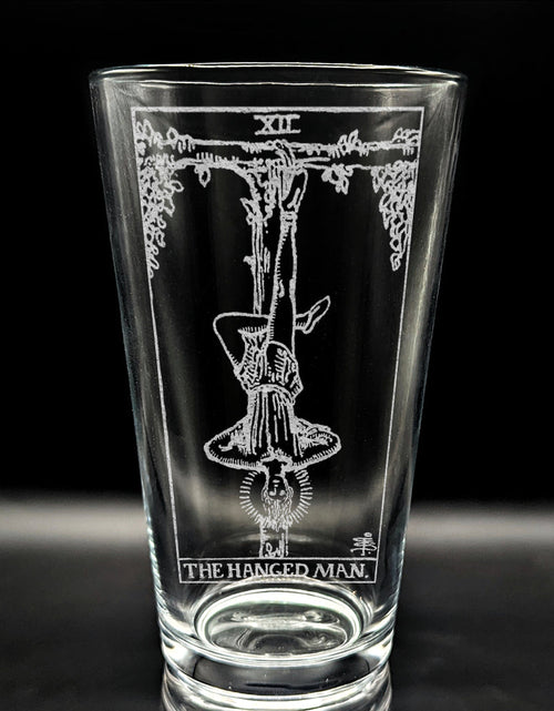 Load image into Gallery viewer, RIDER-WAITE TAROT CARD Pint Glasses by LumEngrave
