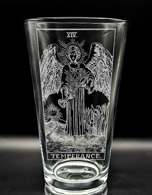 Load image into Gallery viewer, RIDER-WAITE TAROT CARD Pint Glasses by LumEngrave
