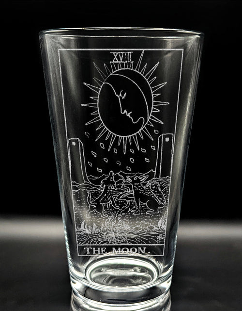 Load image into Gallery viewer, RIDER-WAITE TAROT CARD Pint Glasses by LumEngrave
