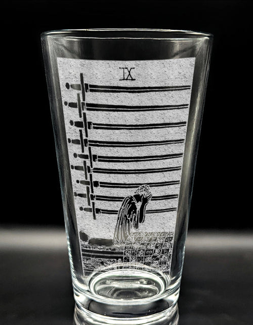Load image into Gallery viewer, RIDER-WAITE TAROT CARD Pint Glasses by LumEngrave
