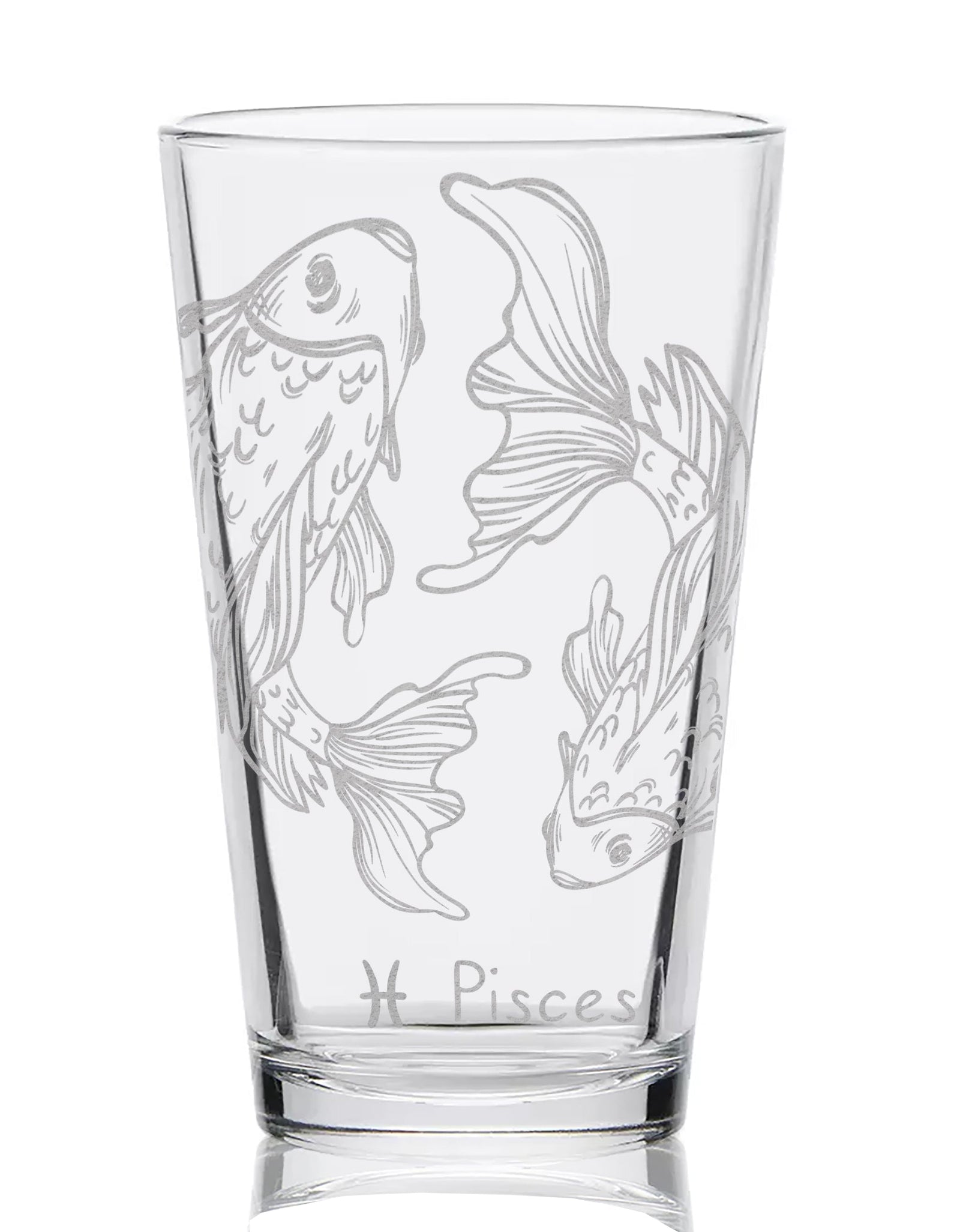 ZODIAC Pint Glasses by LumEngrave
