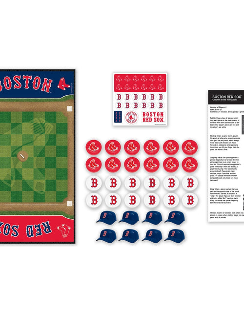 Load image into Gallery viewer, Boston Red Sox Checkers Board Game by MasterPieces Puzzle Company INC
