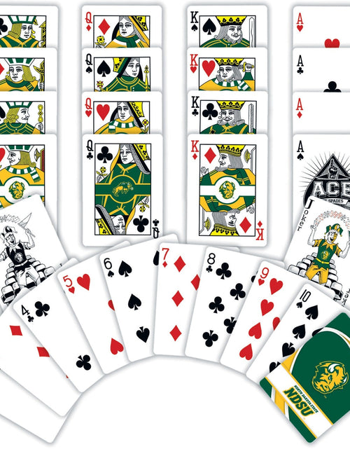 Load image into Gallery viewer, North Dakota State Bison Playing Cards - 54 Card Deck by MasterPieces Puzzle Company INC
