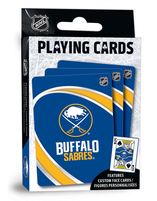 Load image into Gallery viewer, Buffalo Sabres Playing Cards - 54 Card Deck by MasterPieces Puzzle Company INC
