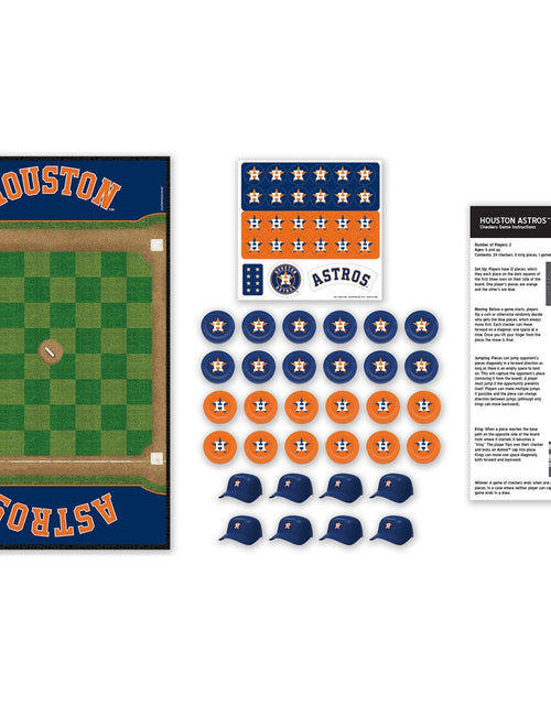 Load image into Gallery viewer, Houston Astros Checkers Board Game by MasterPieces Puzzle Company INC
