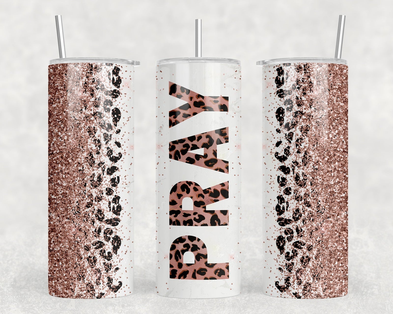 Pray - 20 oz Steel Skinny Tumbler - Optional Blue Tooth Speaker - Speaker Color will Vary by Rowdy Ridge Co