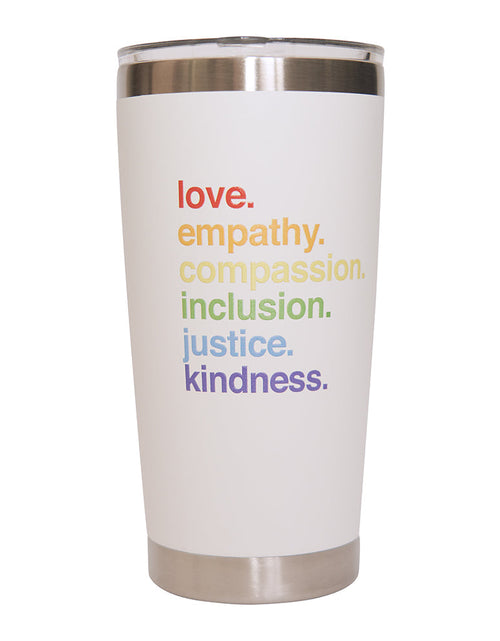 Load image into Gallery viewer, 'Kindness Is' Pride Tumbler by Kind Cotton
