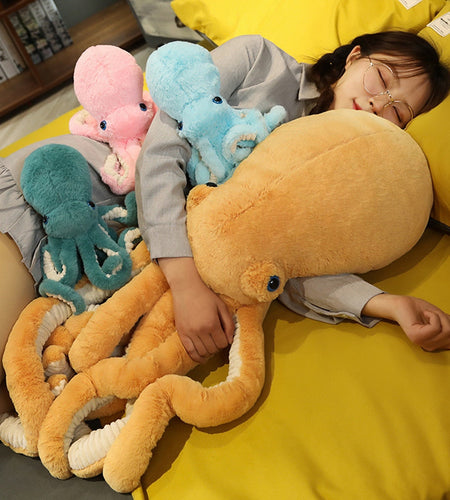 Lifelike Octopi Plushies (4 COLORS, 4 SIZES) by Subtle Asian Treats