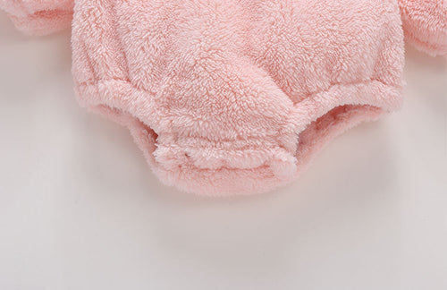 Load image into Gallery viewer, Baby Embroidered Pattern Rabbit Ear Design Thickened Onesies Bodysuit by MyKids-USA™
