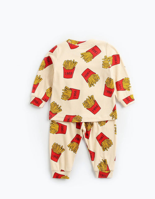 Load image into Gallery viewer, Baby 2pcs Cartoon Graphic Soft Cotton Shirt Combo Pants Sets Tracksuit by MyKids-USA™
