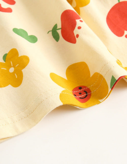 Load image into Gallery viewer, Baby Girl Floral Print Pattern Sleeveless Tops Combo Shorts 2-Pieces Sets In Summer by MyKids-USA™

