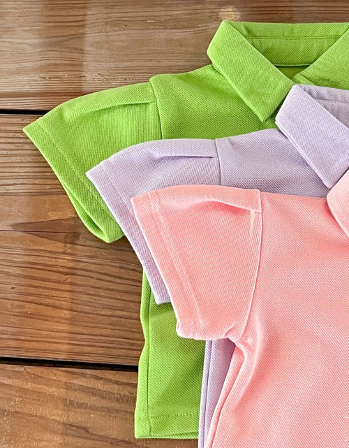 Load image into Gallery viewer, Baby Solid Color Polo Neck Summer Clothing Sets by MyKids-USA™
