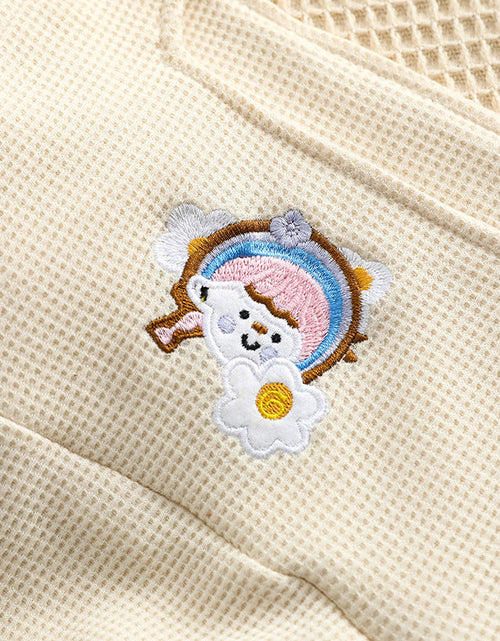 Load image into Gallery viewer, Baby Striped Pattern Shirt Combo Cartoon Graphic Corduroy Fabric Strap Onesies Sets by MyKids-USA™

