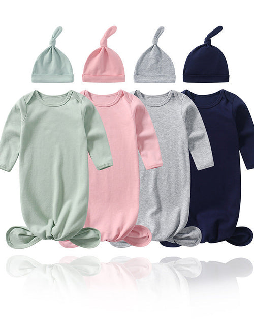 Load image into Gallery viewer, Baby Sleeping Bag Hat Set Spring Summer Baby Sleepwear Anti-Kicker Surprise Jump Swaddling Clothes by MyKids-USA™
