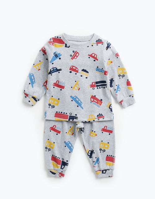 Load image into Gallery viewer, Baby 2pcs Cartoon Graphic Soft Cotton Shirt Combo Pants Sets Tracksuit by MyKids-USA™
