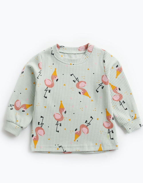 Load image into Gallery viewer, Baby 2pcs Cartoon Graphic Soft Cotton Shirt Combo Pants Sets Tracksuit by MyKids-USA™
