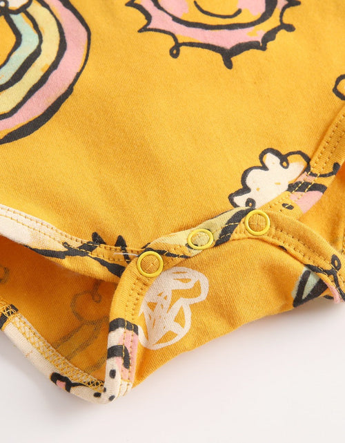 Load image into Gallery viewer, Baby Boy And Girl Animal Print Short-Sleeved O-Neck Lovely Onesies In Summer by MyKids-USA™
