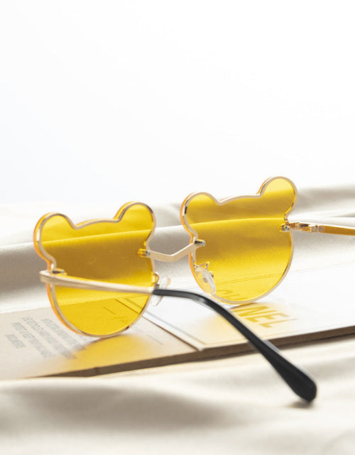 Load image into Gallery viewer, Girls Colorful Lenses Cartoon Frame Shape Fashion Sunglasses by MyKids-USA™
