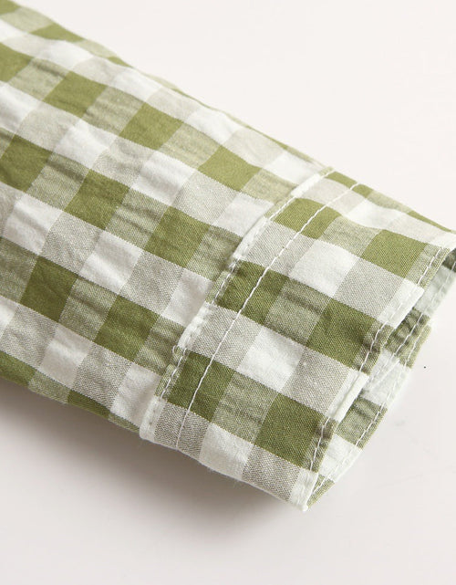 Load image into Gallery viewer, Baby Boy 1pcs Plaid Pattern False 1 Pieces Design Lapel Bodysuit Onesies by MyKids-USA™
